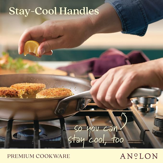 Anolon Ascend Hard Anodized Nonstick Frying Pan/Skillet - Image 3