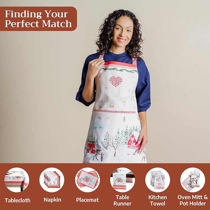 Maison d' Hermine 100% Cotton Apron - Image 4