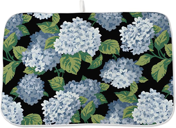 Spring Floral Dish Drying Mat 18x24 Inches by OFIRD