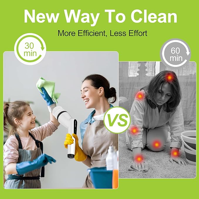 Electric Scrubber Brush, IPX7 Electric Scrubber - Image 6