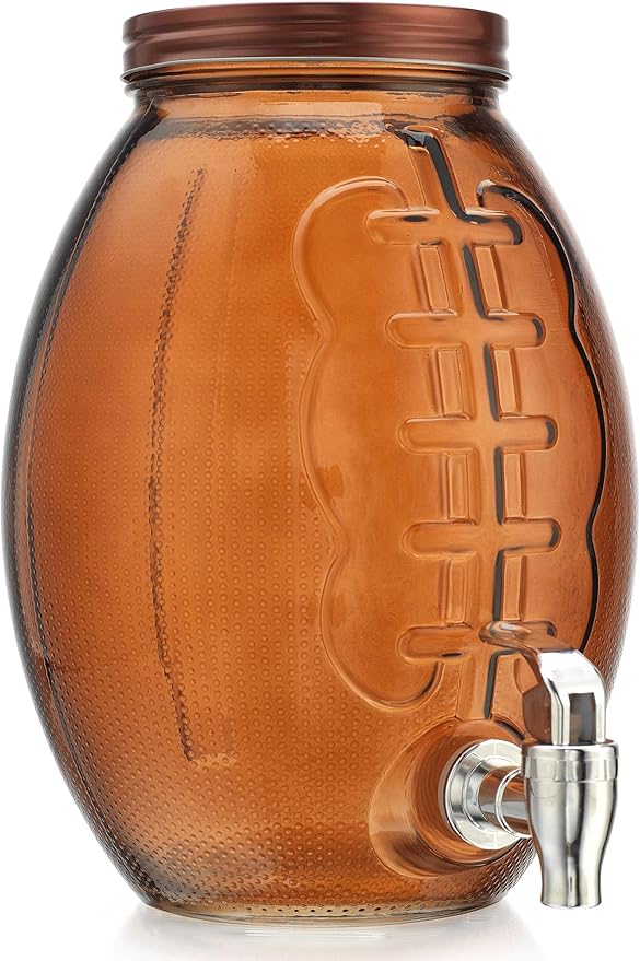 Football Drink dispenser, Glass Beverage Dispenser by MosJos