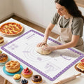 Silicone Pastry Mat with 10 Useful Recipes, Silicone Mat by Bredominant