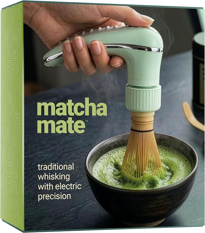 Matcha Mate Electric Powered Bamboo Whisk by BAMBOOWORX