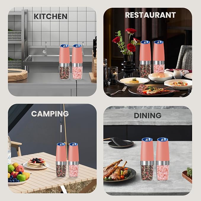 Battery Operated Salt And Pepper Grinder Set - Image 7