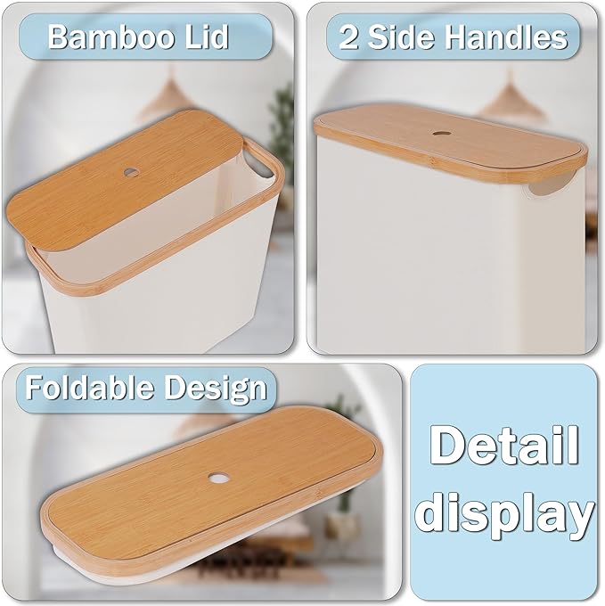 efluky Toilet Paper Basket, Toilet Paper Storage - Image 3