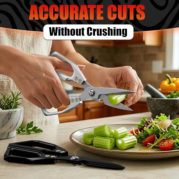 Poultry Shears Heavy Duty Set of 2 – 3Cr13 Stainless Steel | Style of Japanese - Image 7