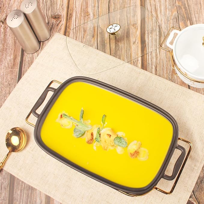 10" x 7" Ceramic Rectangular Casserole Dish - Image 7