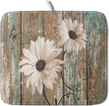 Giwawa Rustic Daisy Board Dish Drying Mat by Giwawa