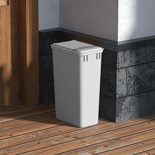 Dowell 50Qt Wastebasket Trash Can Garbage Container, - Image 4