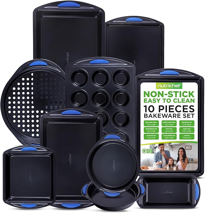 NutriChef 10-Piece Nonstick Bakeware Set by NutriChef%E2%84%A2Kitchen