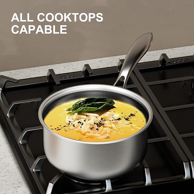 COOKER KING 3 Quart Stainless Steel Saucepan - Image 4
