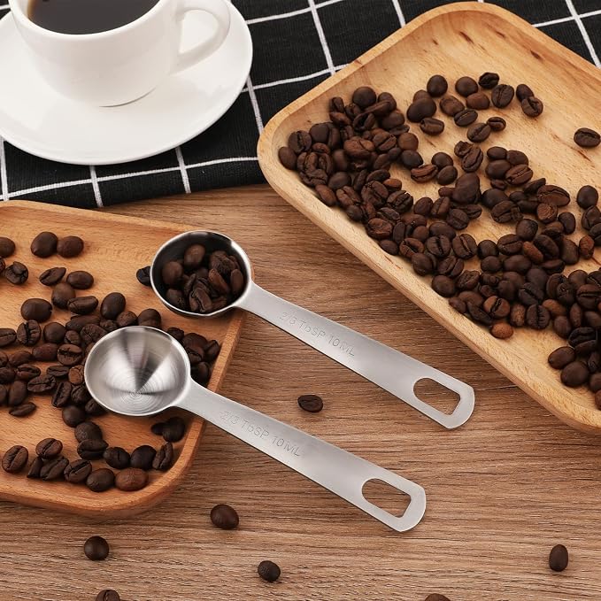 10ML / 2/3TBSP Measuring Spoons, Small Metal Teaspoons - Image 4