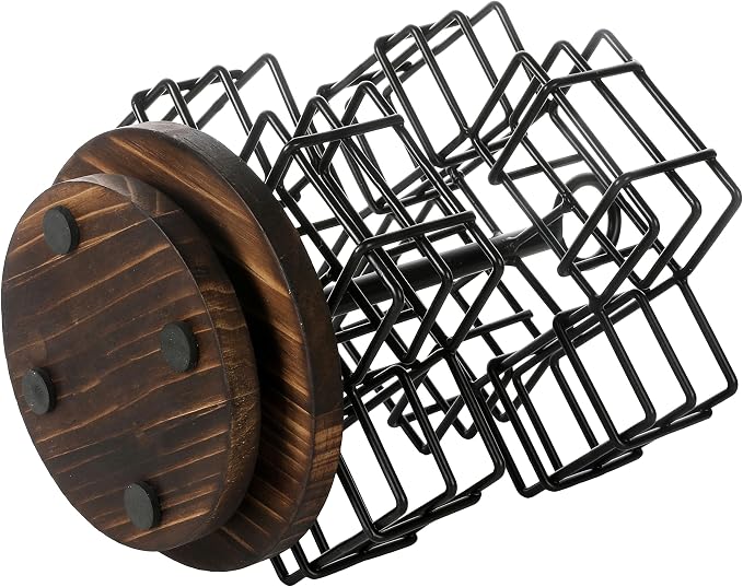 MyGift 8 Compartment Tea Bag Organizer Carousel, Coffee Station Storage Caddy - Image 7