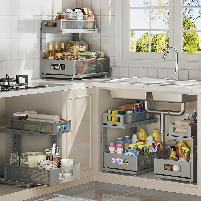 1 Pack 15.74IN-Depth Under Sink Organizer - Image 8
