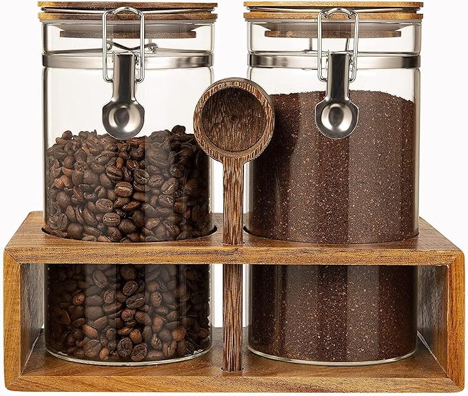 Yangbaga Glass Coffee Container by Hanber