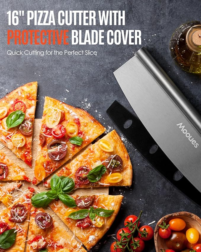 Mooues Pizza Peel Aluminum Pizza Spatula, Metal Pizza Paddle - Image 3
