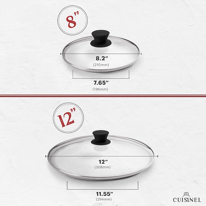 Cuisinel Cast Iron Skillet Set - Image 5