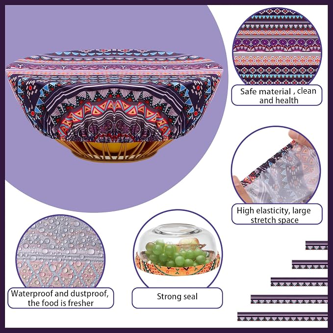 10 Pack Cloth Bowl Covers for Bread Rising - Image 3