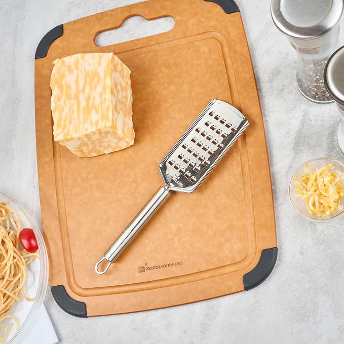 Restaurantware Stainless Steel Coarse Cheese Grater - Image 10