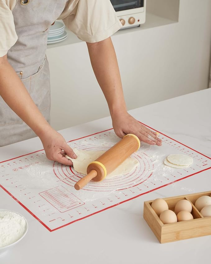 Classic Wood Rolling Pin, Pasta Roller - Image 7
