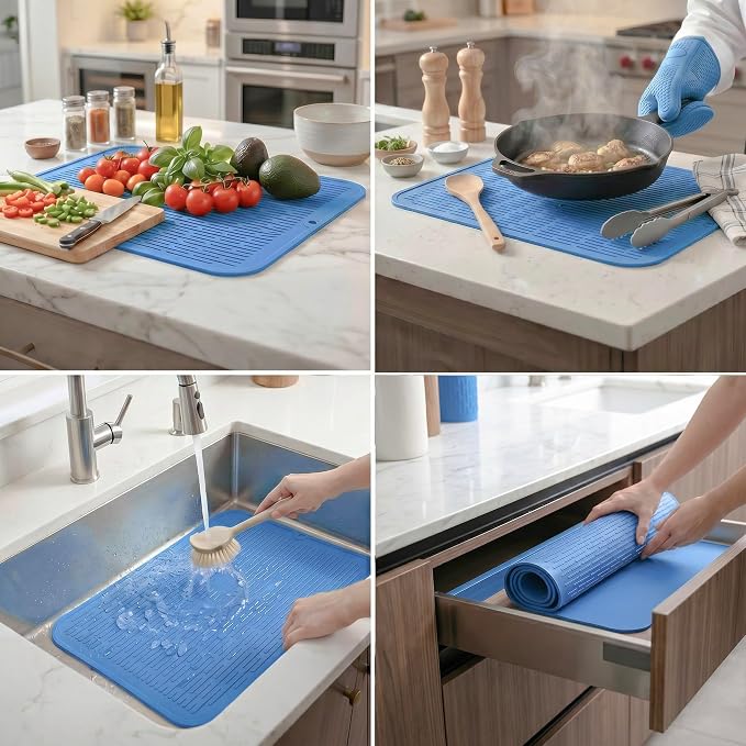 MicoYang Silicone Dish Drying Mat - Image 3