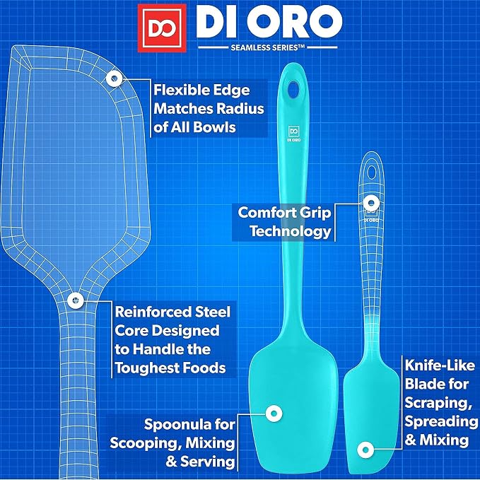 DI ORO Silicone Spatula Set - Image 4