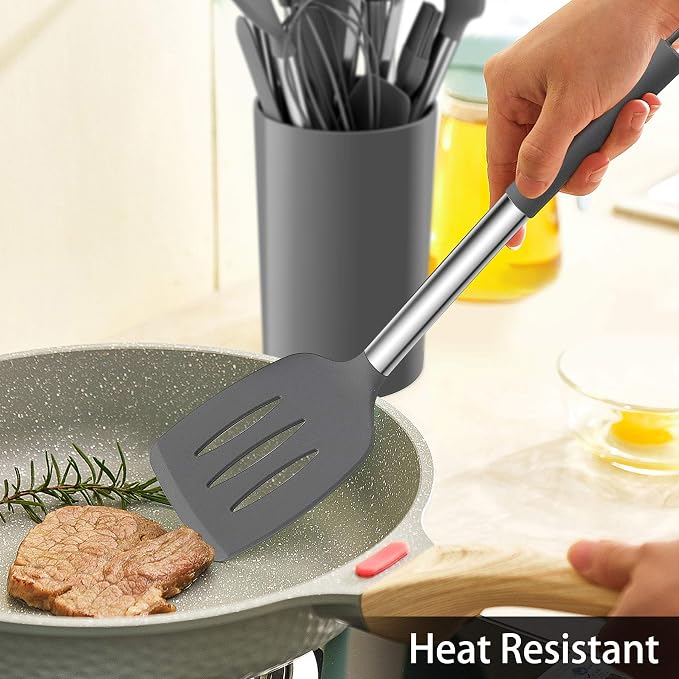 LIANYU 15-Piece Cooking Kitchen Utensils Set - Image 5