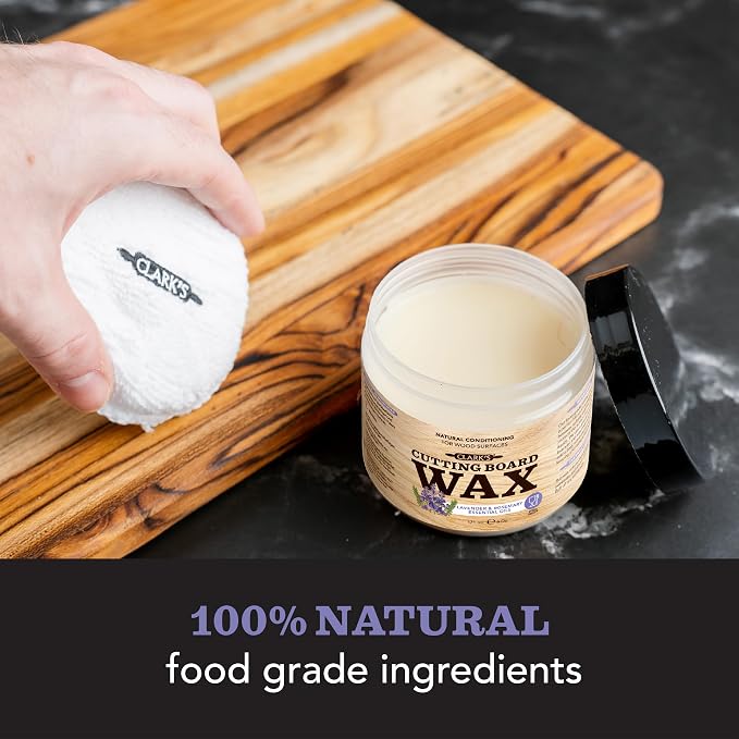 CLARK’S Cutting Board Oil and Wax Kit - Image 5