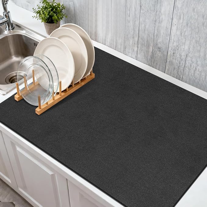 Findosom Dish Drying Mat, Cuttable Drying Mat - Image 3
