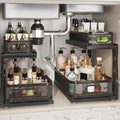 2 Pack 18.5IN-Depth Under Sink Organizer by Corbyles