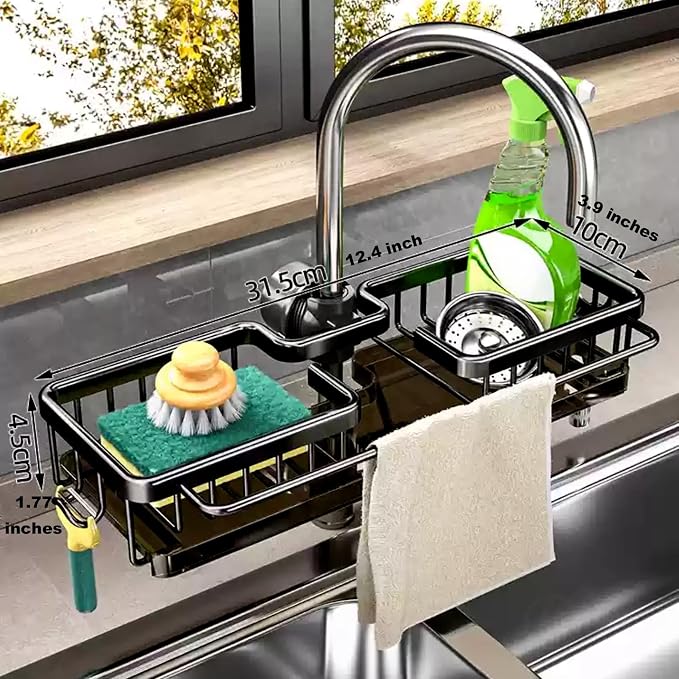 Sink Organizer Rack for Kitchen and Bathroom, Stainless Steel Detachable - Image 7