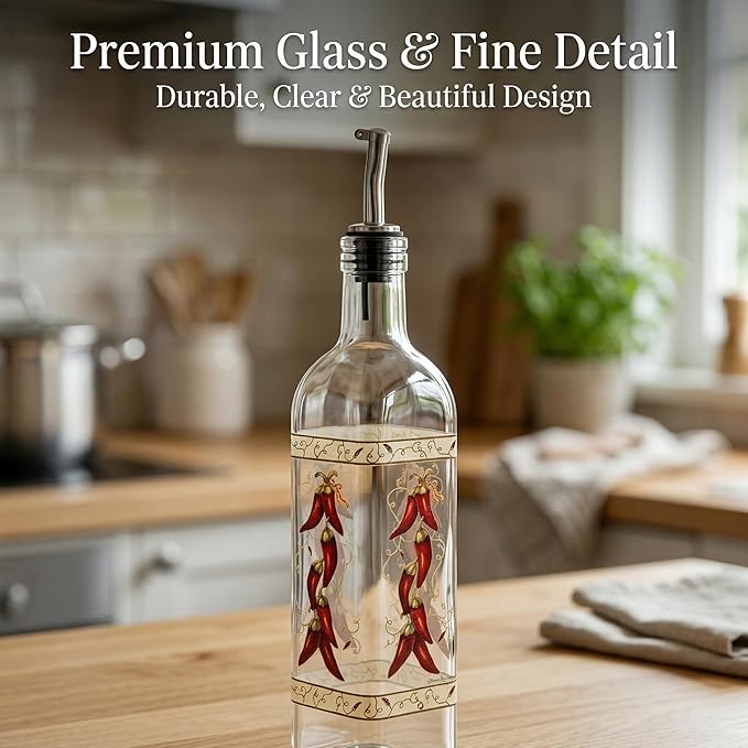 Topadorn 17 oz Olive Oil Dispenser Bottle Set - Image 4
