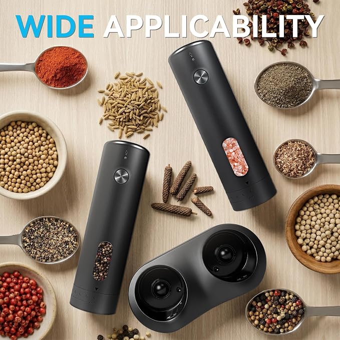 Electric Salt and Pepper Grinder Set - Image 11