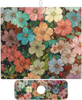 Colorful Wildflowers Dish Drying Mat by Unknown