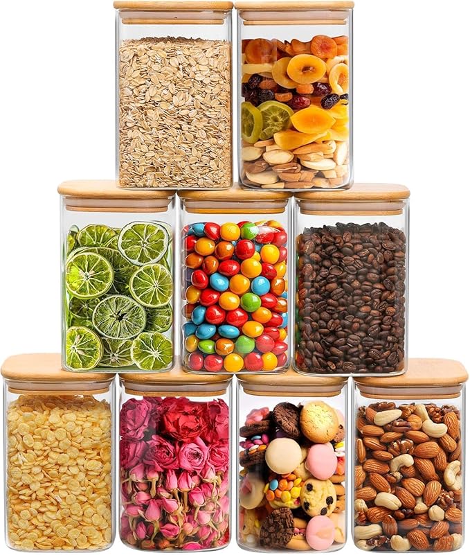 ComSaf 1.2 Qt Glass Storage Containers by ComSaf