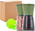 DAVIMADE Premium 2pk Sage Green Salt and Pepper Grinder Set, Manual Grinder by DAVIMADE