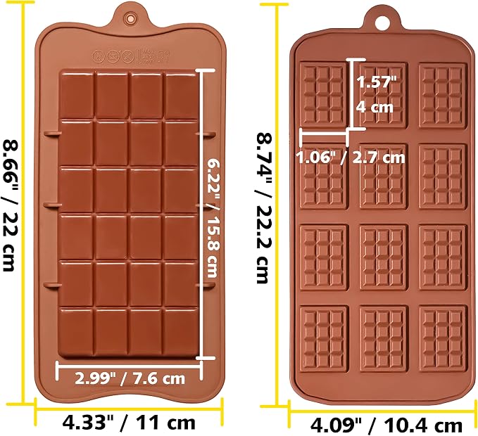 Anaeat Silicone Break Apart Chocolate Molds - Image 6
