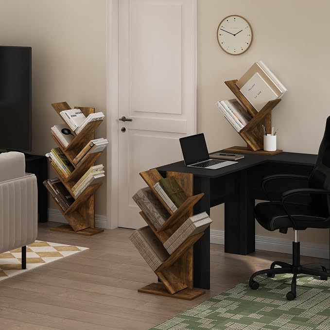 Furinno Tree Book Shelf, 5-Tier Bookshelf - Image 5