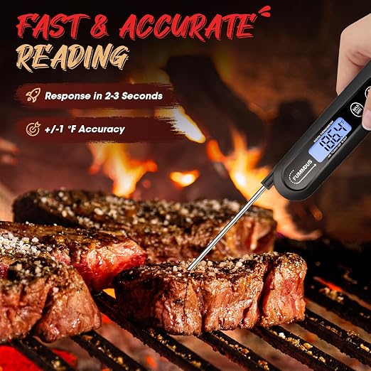 Meat Thermometer Digital, 3S Instant Read Food Thermometer - Image 3