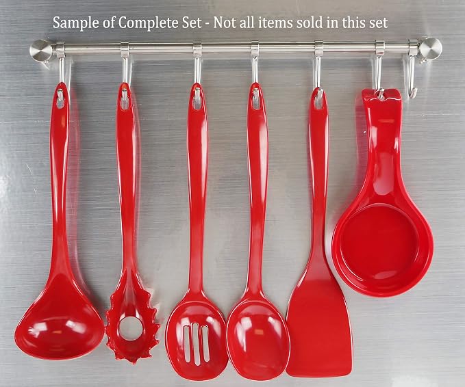 Reston Lloyd Melamine Slotted Spoon Kitchen Utensil, Durable BPA-Free Plastic - Image 3