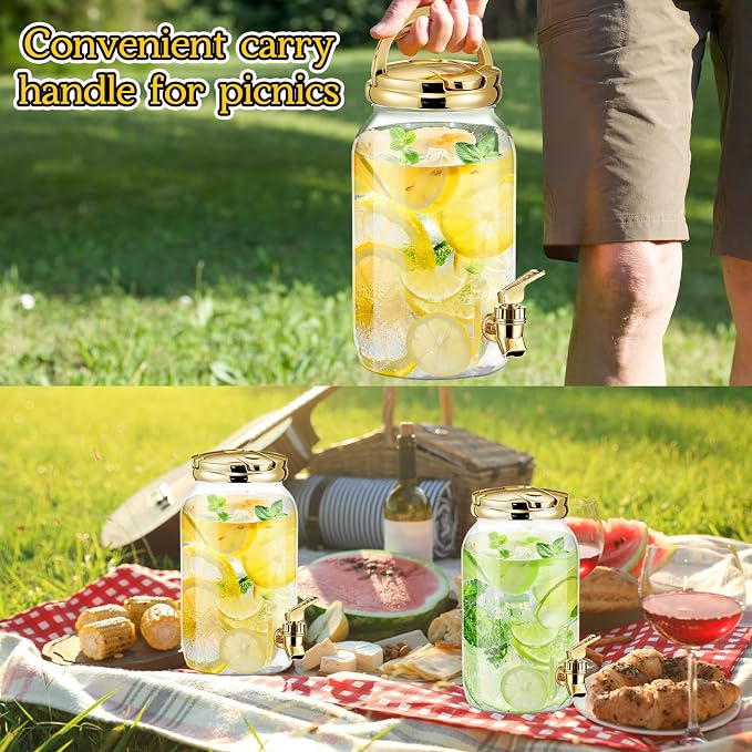Tanlade 2 Pcs Plastic Drink Dispenser - Image 5