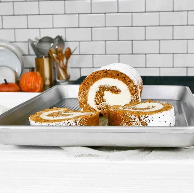 USA Pan Bakeware Nonstick Jelly Roll Baking Sheet Pan, Aluminized Steel - Image 5