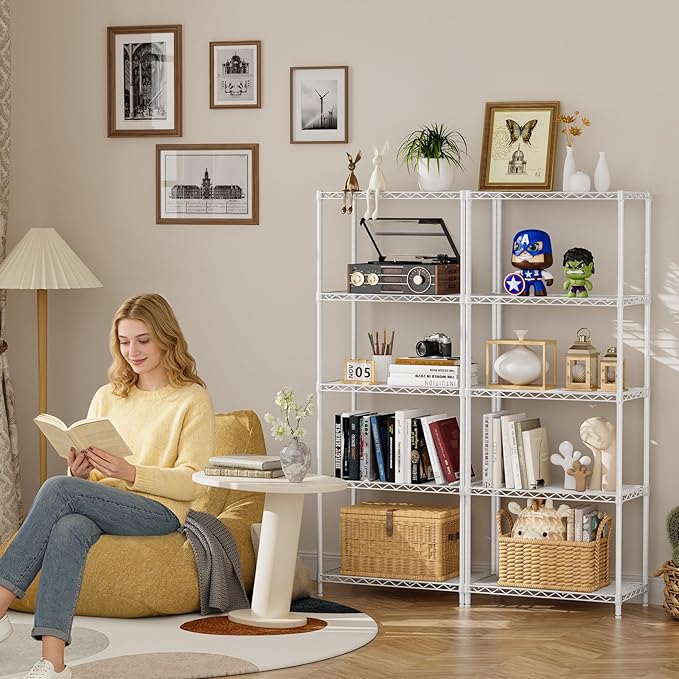 SINGAYE Shelf Wire Shelving Adjustable Storage Shelves Rack Standing Units - Image 7