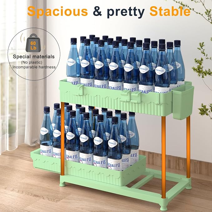 Sevenblue 3 Pack Under Sink Organizers, 2-Tier Multi-Use Kitchen and Bathroom - Image 5