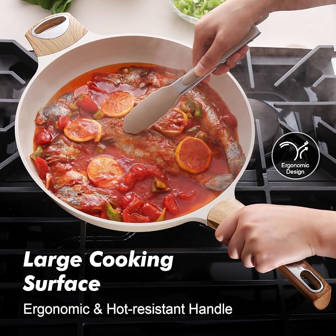 SENSARTE Ceramic Nonstick Frying Pan Skillet - Image 4