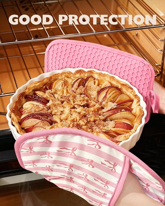 Slohif Silcone Bow Pot Holders for Kitchen - Image 4