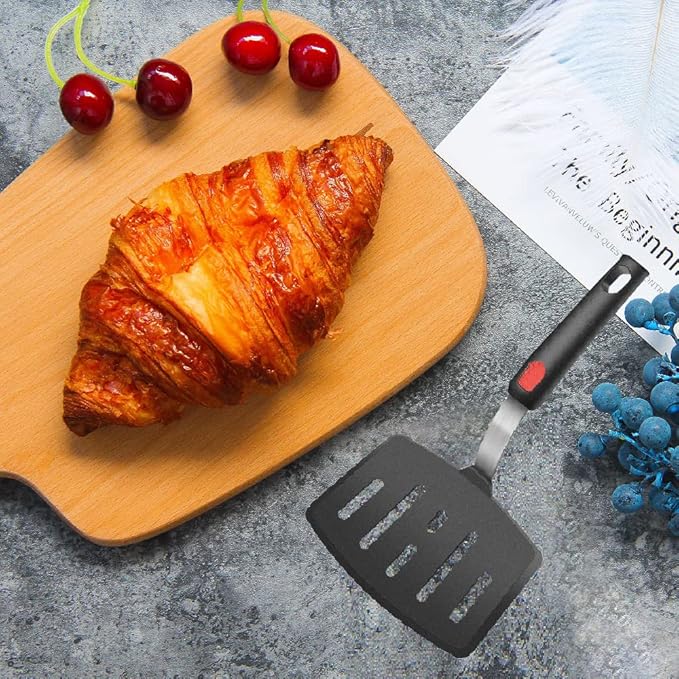 Silicone Spatula Turner Set of 4, Wiztoynia 600°F Heat Resistant Cooking - Image 9