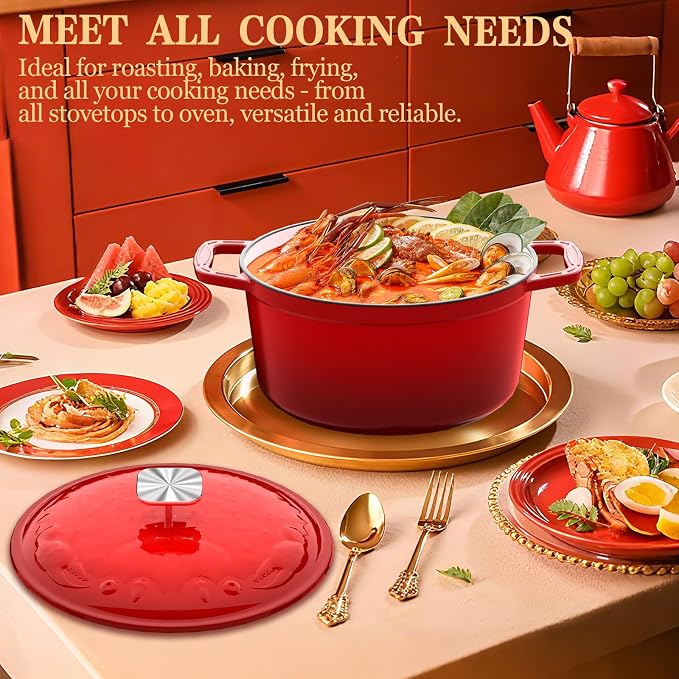Enameled Cast Iron Dutch Oven - Image 7