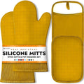 HOMWE Silicone Oven Mitts and Pot Holders by HOMWE