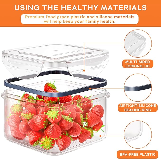52 PCS Food Storage Containers - Image 4